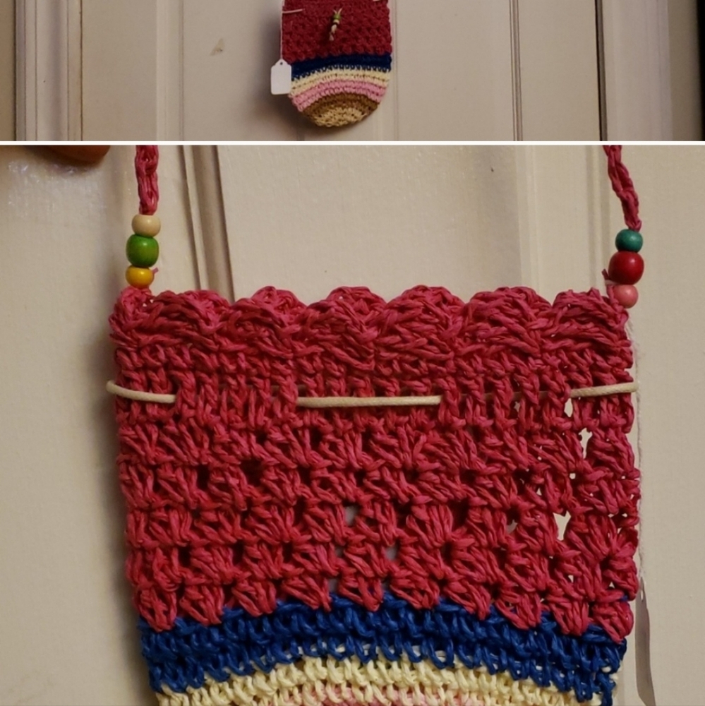 (2) Chic Multi-Color Mini Bag With Beads - Picture 8 of 9